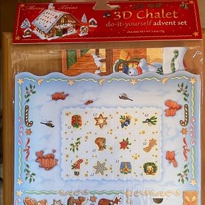 NIB 3D do it yourself Chalet Advent Calendar